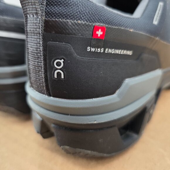 On Cloudwander Waterproof Hiking/Walking Shoes Women's Sz 9.5 Black Eclipse - Picture 8 of 14